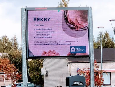 Rekry mainostaulu